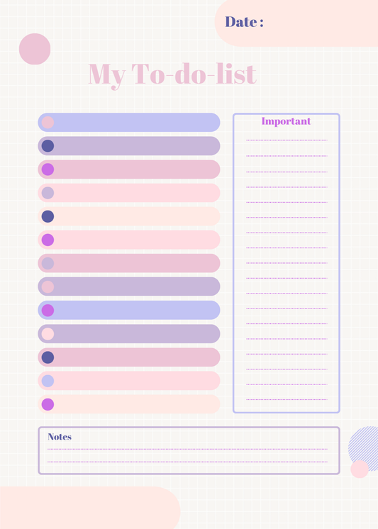 To Do List Notepad