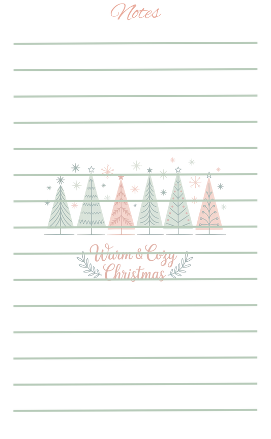 Warm & Cozy Notepad
